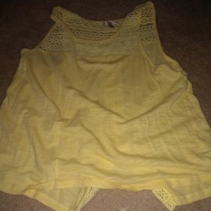 Yellow tank